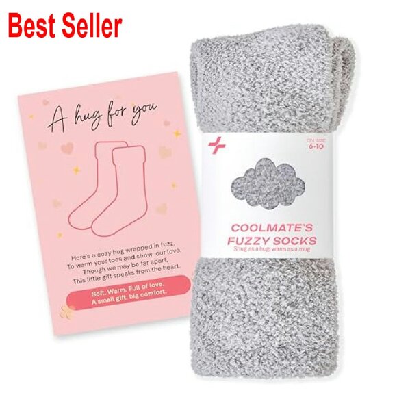 Ultra Soft Fuzzy Slipper Socks Cozy Cloud-Like Comfort Spa Home Lounge - Picture 2 of 8